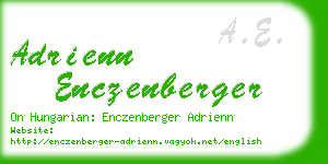 adrienn enczenberger business card